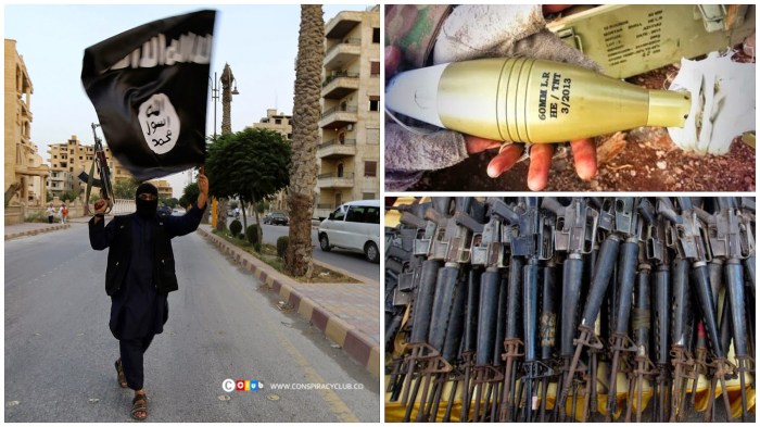 armas israelenses encontradas com o ei